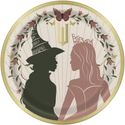 Wicked Premium Metallic Dessert Plates - 8 Pack